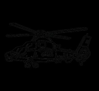 Image originale hélicoptère