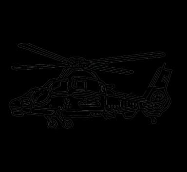 Image originale hélicoptère