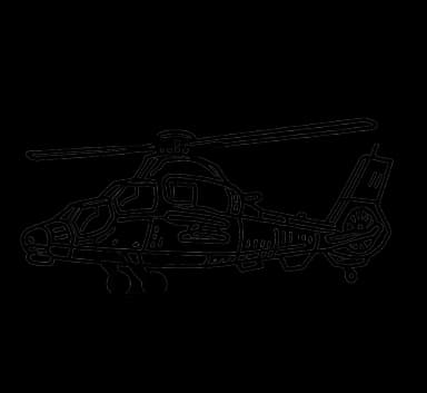 Image originale hélicoptère