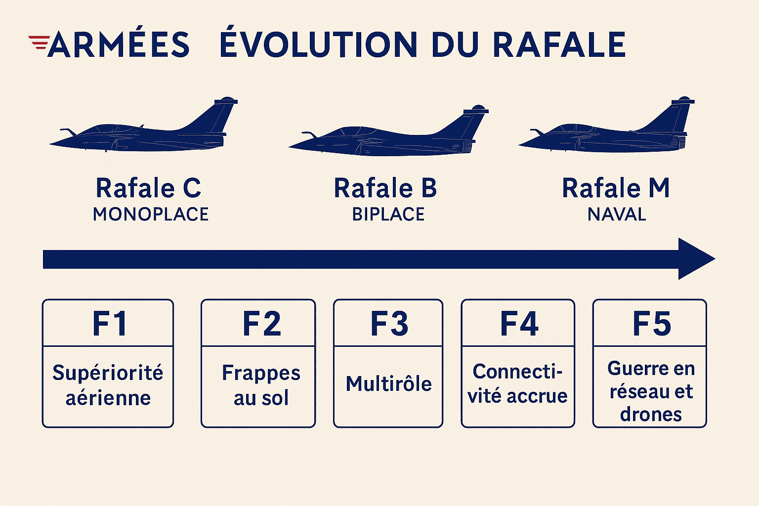 Évolution de l'arme aérienne | PiloteReady